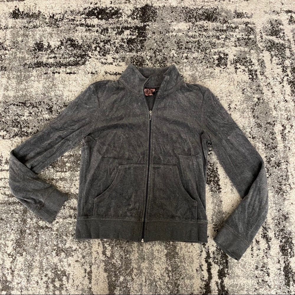 Juicy Couture || gray track jacket